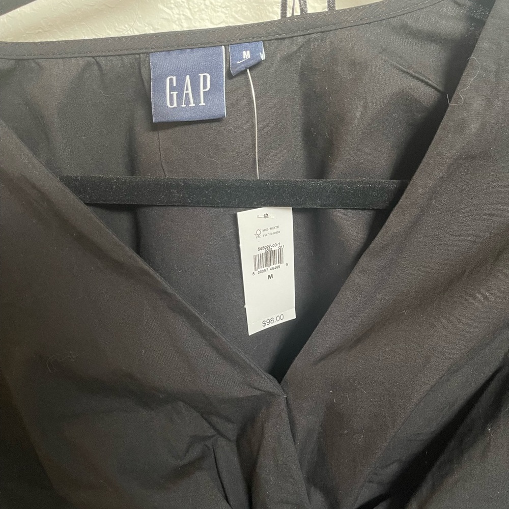 Gap, size M, black cutout midi dress